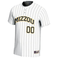 Missouri Tigers Softball Jersey, White Sportswear Jersey Shirt, Lightweight Breathable Athletic Jersey, Casual Gift for Men, Style 200139061