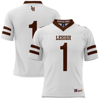 Lehigh Mountain Hawks Football Jersey, White Sportswear Jersey Shirt, Lightweight Breathable Athletic Jersey, Casual Gift for Men
