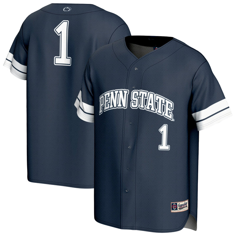 Penn State Nittany Lions Baseball Jersey, Sportswear Jersey Shirt, Lightweight Breathable Athletic Jersey, Casual Gift for Men, Style 202693996