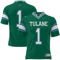 Tulane Green Wave Football Jersey, Sportswear Jersey Shirt, Lightweight Breathable Athletic Jersey, Casual Gift for Men, Style 200425269