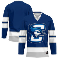 Creighton Bluejays Hockey Jersey, Blue Sportswear Jersey Shirt, Long Sleeve Hockey Sweater Jersey, Casual Gift for Men, Style 4728185