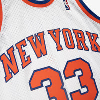 New York Knicks Basketball Jersey, White Authentic Swingman Sportswear Jersey Shirt, Sleeveless Athletic Tank Jersey, Casual Gift for Men