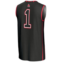 Ball State Cardinals Basketball Jersey, Black Lightweight Sportswear Jersey Shirt, Sleeveless Athletic Tank Jersey, Casual Gift for Men