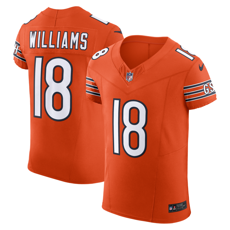 Caleb Williams Chicago Bears Football Jersey, Orange Elite Sportswear Jersey Shirt, Lightweight Breathable Athletic Jersey, Casual Gift for Men