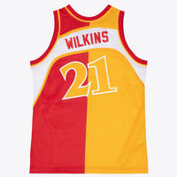 Atlanta Hawks Basketball Jersey, Red/Yellow Swingman Sportswear Jersey Shirt, Sleeveless Athletic Tank Jersey, Casual Gift for Men