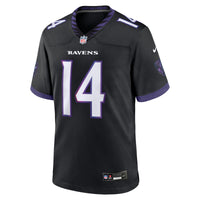 Kyle Hamilton Baltimore Ravens Football Jersey, Black Game Sportswear Jersey Shirt, Lightweight Breathable Athletic Jersey, Casual Gift for Men