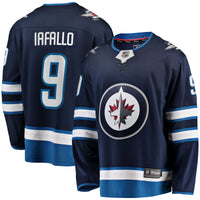 Alex Iafallo Winnipeg Jets Hockey Jersey, Navy Breakaway Home Sportswear Jersey Shirt, Long Sleeve Hockey Sweater Jersey, Casual Gift for Men