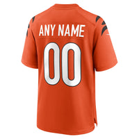 Cincinnati Bengals Football Jersey, Orange Game Alternate Sportswear Jersey Shirt, Lightweight Breathable Athletic Jersey, Casual Gift for Men