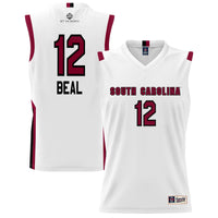 South Carolina Gamecocks Basketball Jersey, White Sportswear Jersey Shirt, Sleeveless Athletic Tank Jersey, Casual Gift for Men, Style 200402976