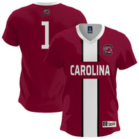 Garnet South Soccer Jersey, Fashion Sportswear Jersey Shirt, Lightweight Breathable Athletic Jersey, Casual Gift for Men