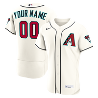 Arizona Diamondbacks Baseball Jersey, Cream Authentic Home Sportswear Jersey Shirt, Lightweight Breathable Athletic Jersey, Casual Gift for Men