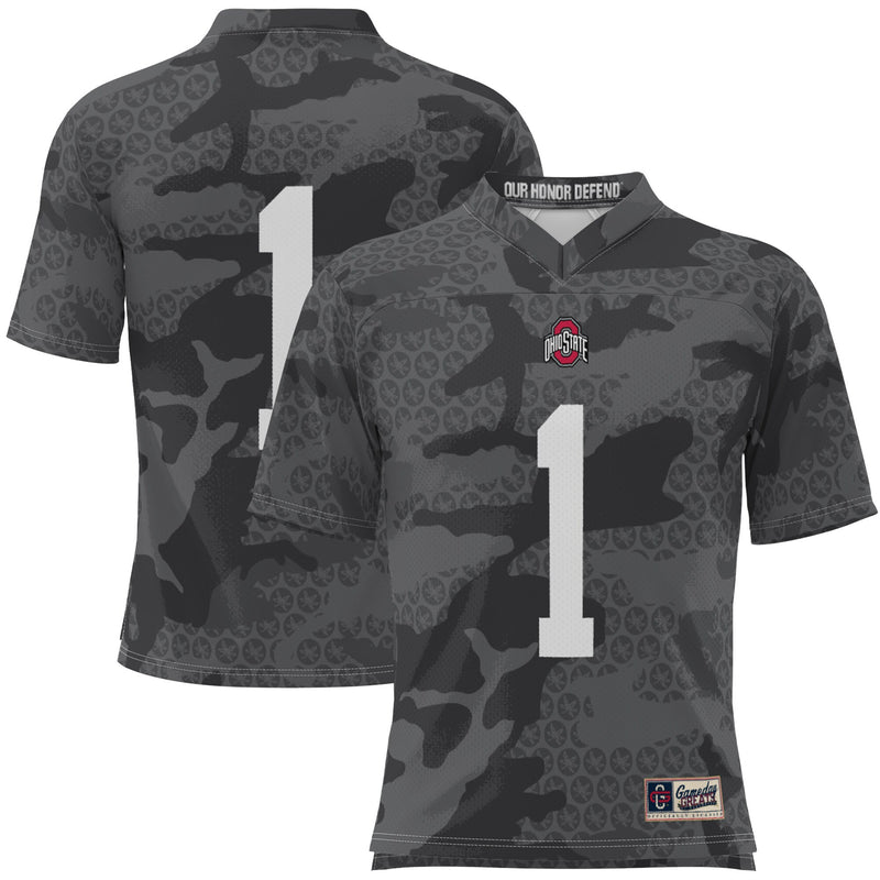 Ohio State Buckeyes Football Jersey, Black Sportswear Jersey Shirt, Lightweight Breathable Athletic Jersey, Casual Gift for Men
