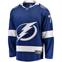Anthony Cirelli Tampa Bay Lightning Hockey Jersey, Blue Sportswear Jersey Shirt, Long Sleeve Hockey Sweater Jersey, Casual Gift for Men