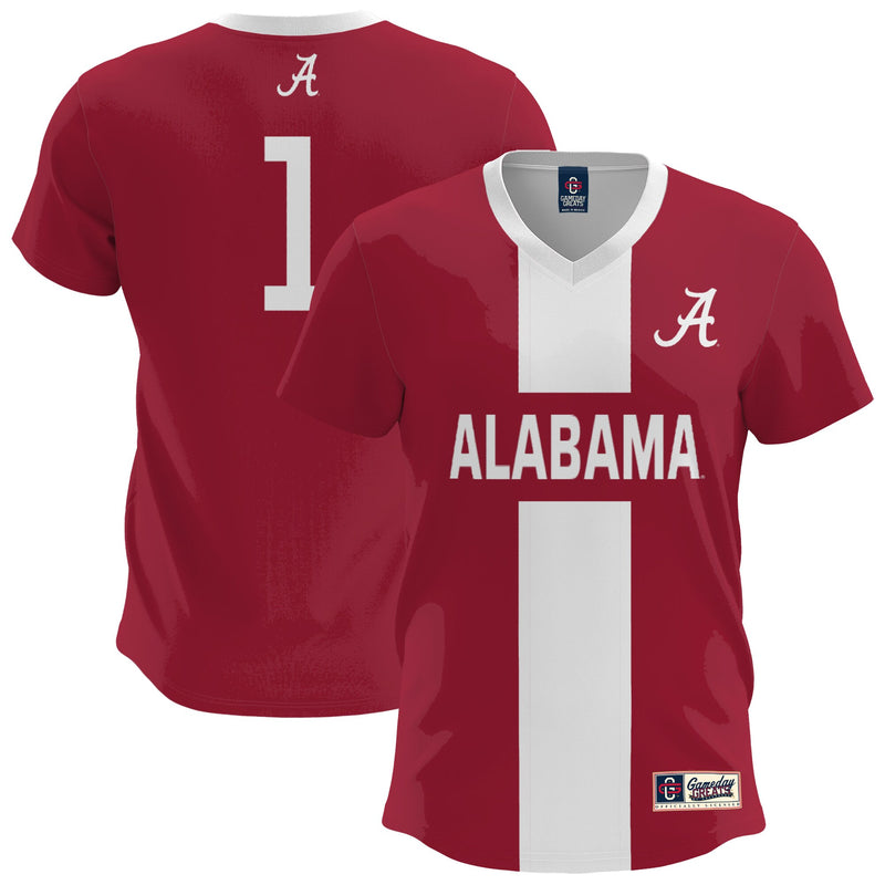 Alabama Crimson Tide Soccer Jersey, Fashion Lightweight Sportswear Jersey Shirt, Lightweight Breathable Athletic Jersey, Casual Gift for Men