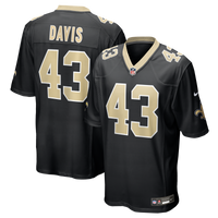 Michael Davis New Orleans Saints Football Jersey, Black Sportswear Jersey Shirt, Lightweight Breathable Athletic Jersey, Casual Gift for Men