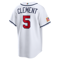 Ernie Clement USA Baseball Jersey, White Home Classic Sportswear Jersey Shirt, Lightweight Breathable Athletic Jersey, Casual Gift for Men