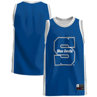 Wisconsin Stout Blue Devils Basketball Jersey, Lightweight Sportswear Jersey Shirt, Sleeveless Athletic Tank Jersey, Casual Gift for Men