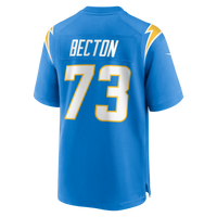 Mekhi Becton Los Angeles Chargers Football Jersey, Powder Sportswear Jersey Shirt, Lightweight Breathable Athletic Jersey, Casual Gift for Men
