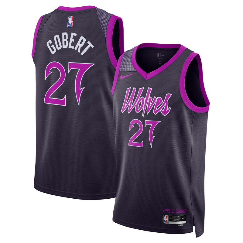 Rudy Gobert Minnesota Timberwolves Basketball Jersey, Black Sportswear Jersey Shirt, Sleeveless Athletic Tank Jersey, Casual Gift for Men