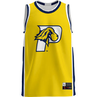 Pace University Setters Basketball Jersey, Blue Lightweight Sportswear Jersey Shirt, Sleeveless Athletic Tank Jersey, Casual Gift for Men