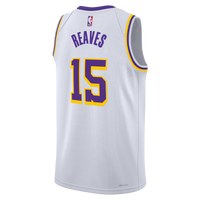Austin Reaves Los Angeles Lakers Basketball Jersey, White Swingman Sportswear Jersey Shirt, Sleeveless Athletic Tank Jersey, Casual Gift for Men