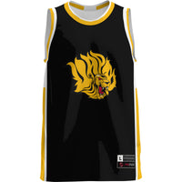 Arkansas Pine Bluff Golden Lions Basketball Jersey, Gold Sportswear Jersey Shirt, Sleeveless Athletic Tank Jersey, Casual Gift for Men