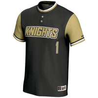 UCF Knights Softball Jersey, Black Sportswear Jersey Shirt, Lightweight Breathable Athletic Jersey, Casual Gift for Men, Style 200119494