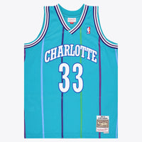 Alonzo Mourning Charlotte Hornets Basketball Jersey, Swingman Sportswear Jersey Shirt, Sleeveless Athletic Tank Jersey, Casual Gift for Men