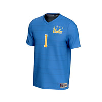 UCLA Bruins Collegiate Soccer Jersey, Blue Fashion Sportswear Jersey Shirt, Lightweight Breathable Athletic Jersey, Casual Gift for Men