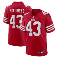 Eric Kendricks San Francisco 49ers Football Jersey, Scarlet Sportswear Jersey Shirt, Lightweight Breathable Athletic Jersey, Casual Gift for Men