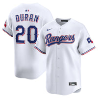 Ezequiel Duran Texas Rangers Baseball Jersey, White Limited Sportswear Jersey Shirt, Lightweight Breathable Athletic Jersey, Casual Gift for Men