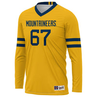 West Virginia Mountaineers Volleyball Jersey, Sportswear Jersey Shirt, Lightweight Athletic Jersey, Casual Gift for Men, Style 200461771