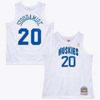 Toronto Huskies Basketball Jersey, White Authentic Swingman Sportswear Jersey Shirt, Sleeveless Athletic Tank Jersey, Casual Gift for Men