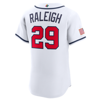 Cal Raleigh USA Baseball Jersey, White Authentic Home Sportswear Jersey Shirt, Lightweight Breathable Athletic Jersey, Casual Gift for Men