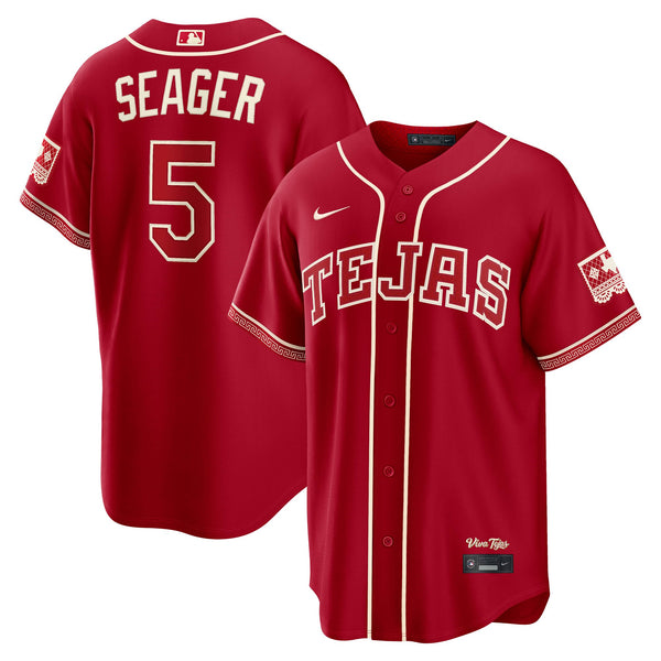 Texas Rangers Corey Seager Red 2026 City Connect Stadium Jersey