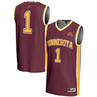 Minnesota Golden Gophers Basketball Jersey, Maroon Lightweight Sportswear Jersey Shirt, Sleeveless Athletic Tank Jersey, Casual Gift for Men