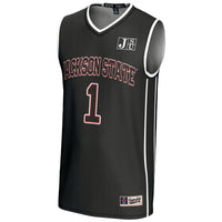 Jackson State Tigers Basketball Jersey, Black Lightweight Sportswear Jersey Shirt, Sleeveless Athletic Tank Jersey, Casual Gift for Men