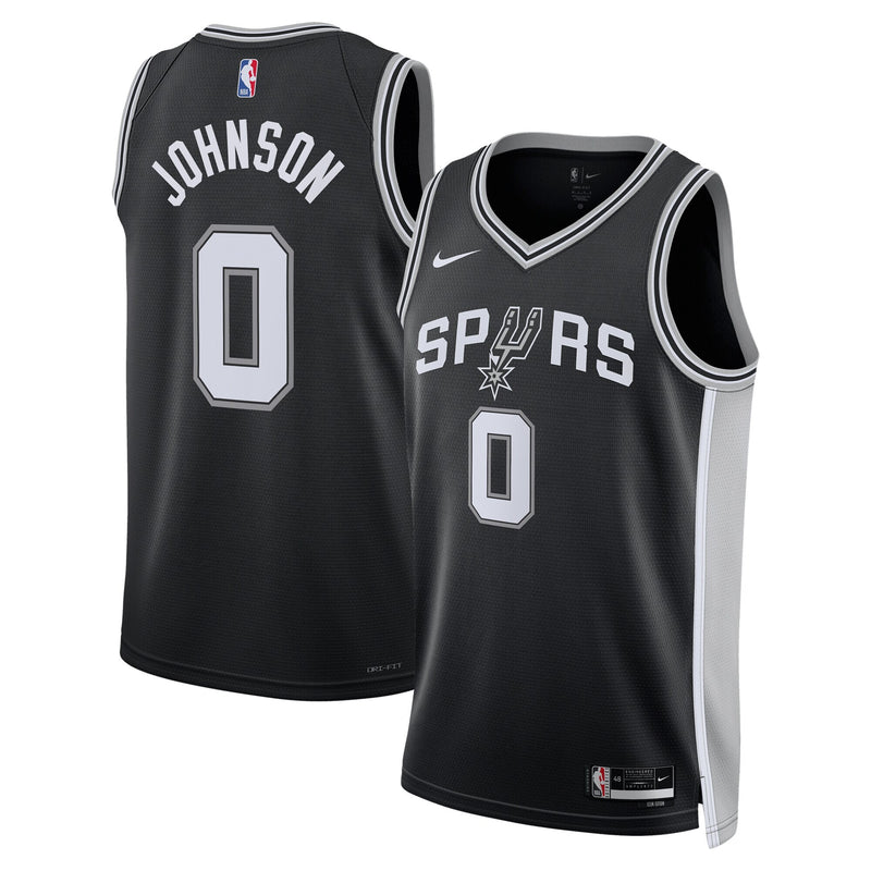 San Antonio Spurs Basketball Jersey, Keldon Johnson- Sportswear Jersey Shirt, Sleeveless Athletic Tank Jersey, Casual Gift for Men
