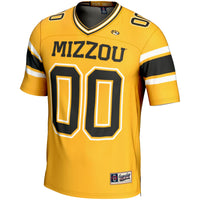 Missouri Tigers Football Jersey, Gold Sportswear Jersey Shirt, Lightweight Breathable Athletic Jersey, Casual Gift for Men, Style 5233524