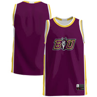 Bloomsburg Huskies Basketball Jersey, Maroon Lightweight Sportswear Jersey Shirt, Sleeveless Athletic Tank Jersey, Casual Gift for Men
