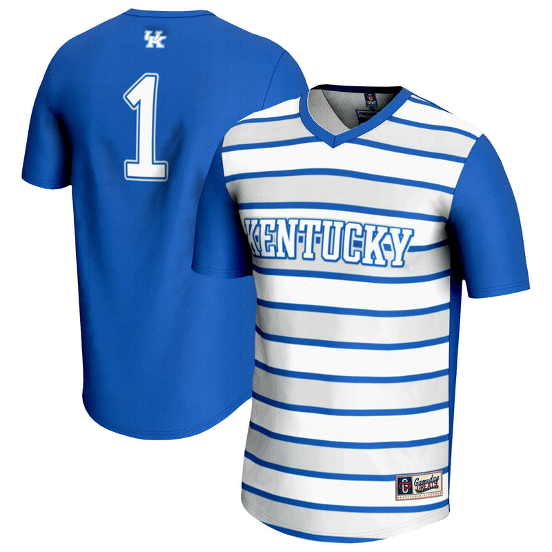 Kentucky Wildcats Lightweight Soccer Jersey, Royal Fashion Sportswear Jersey Shirt, Lightweight Breathable Athletic Jersey, Casual Gift for Men