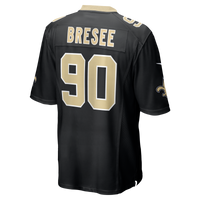 Bryan Bresee New Orleans Saints Football Jersey, Black Game Sportswear Jersey Shirt, Lightweight Breathable Athletic Jersey, Casual Gift for Men