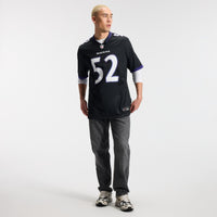 Ray Lewis Baltimore Ravens Football Jersey, Black Game Sportswear Jersey Shirt, Lightweight Breathable Athletic Jersey, Casual Gift for Men