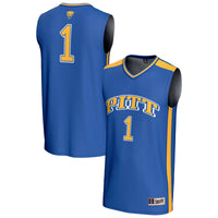 Pitt Panthers Basketball Jersey, Royal Fashion Lightweight Sportswear Jersey Shirt, Sleeveless Athletic Tank Jersey, Casual Gift for Men