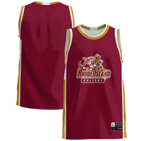 Rhode Island Anchormen Basketball Jersey, Burgundy Lightweight Sportswear Jersey Shirt, Sleeveless Athletic Tank Jersey, Casual Gift for Men