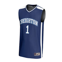 Creighton Bluejays Basketball Jersey, Blue Fashion Lightweight Sportswear Jersey Shirt, Sleeveless Athletic Tank Jersey, Casual Gift for Men