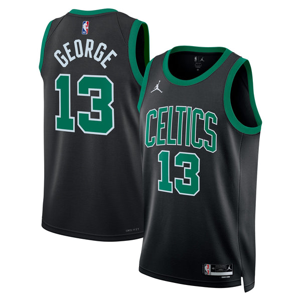 Boston Celtics Statement Edition Swingman Jersey - Black - Paul George