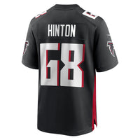Kyle Hinton Atlanta Falcons Football Jersey, Black Game Sportswear Jersey Shirt, Lightweight Breathable Athletic Jersey, Casual Gift for Men