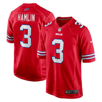 Damar Hamlin Buffalo Bills Football Jersey, Red Game Sportswear Jersey Shirt, Lightweight Breathable Athletic Jersey, Casual Gift for Men