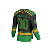 Notre Dame Fighting Irish Hockey Jersey, Black Fashion Sportswear Jersey Shirt, Long Sleeve Hockey Sweater Jersey, Casual Gift for Men